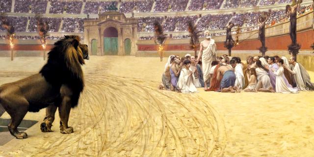 Les premiers chrétiens subissent les persécussions